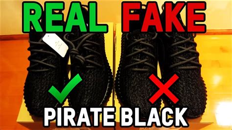 adidas pirate black real vs fake|How to Easily Spot Fake Yeezys .